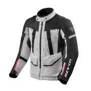 Rev-It - Sand 4 H20 Black/Silver Adventure Jacket