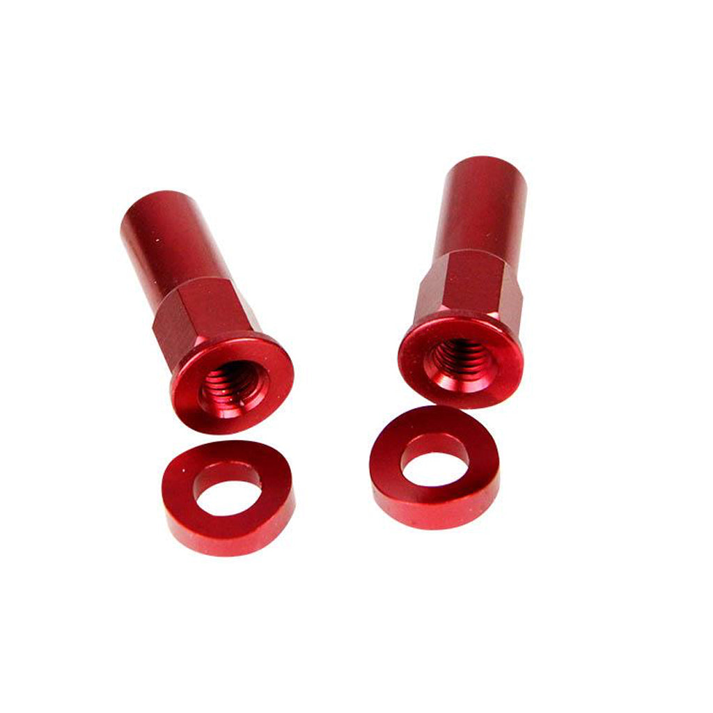 States MX - Red Rim Lock Nut Kit