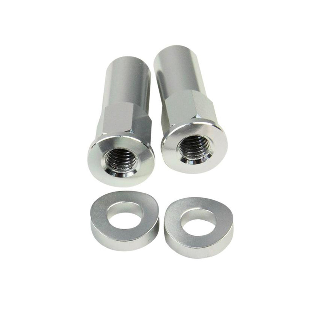 States MX - Silver Rim Lock Nut Kit