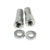 States MX - Silver Rim Lock Nut Kit