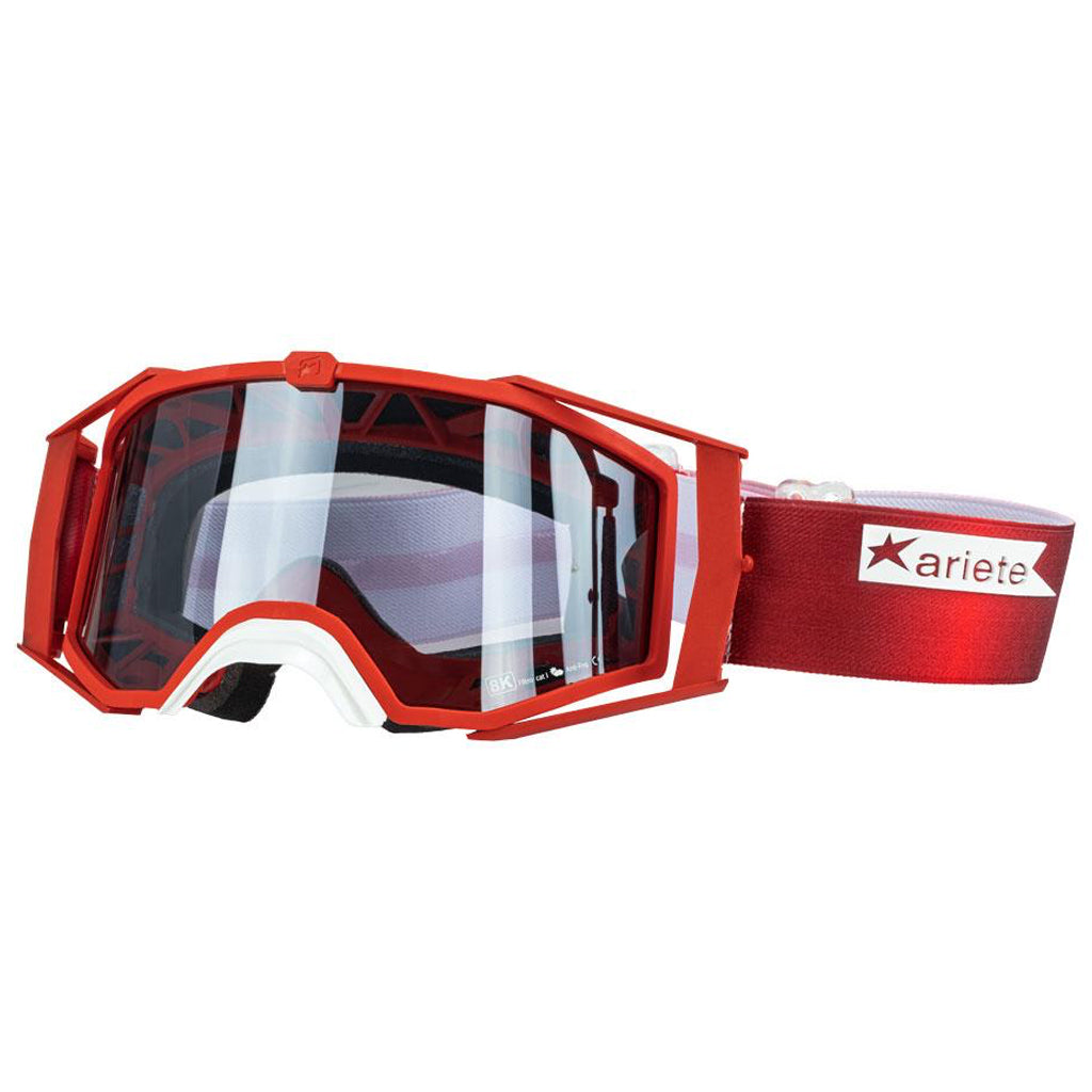 Ariete - 8K Red/White Mirror Goggles