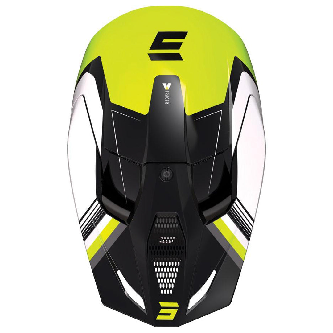 Shot - 2023 Race MIPS Tracer Black/White/Yellow Helmet