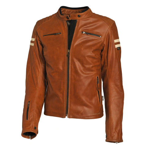 Segura - Ladies Retro Camel Leather Jacket