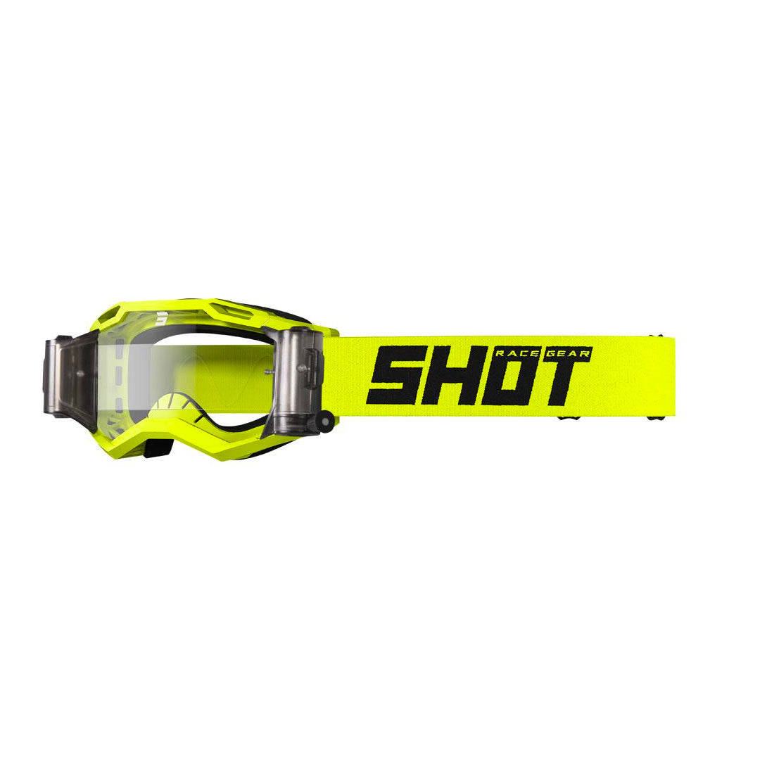 Shot - 2025 Assault 2.0 Neon Yellow Roll Off Goggles