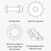 RK - Suzuki RM-Z450 Chain & Sprocket Kit - 13/49