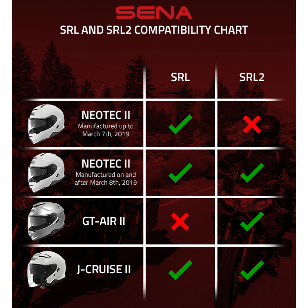 sena srl2 shoei neotec 2 Adult Srl Mesh Bluetooth Communication System for Helmets, Black, One Size US : Electronics Shoei NEOTEC-II with SENA SRL