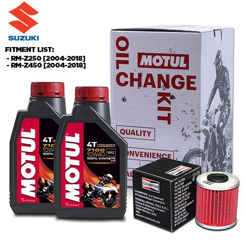 Motul - Suzuki MX Oil Change Kit (4306062540877)