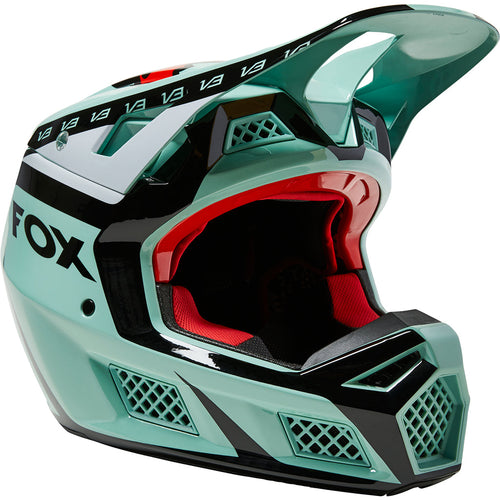 Fox - V3 RS DVIDE Teal/Black Helmet