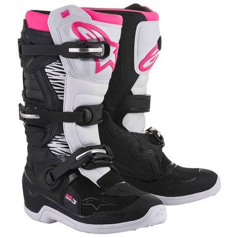 Alpinestars - Stella Tech 3 V2 Black/White/Pink MX Boots