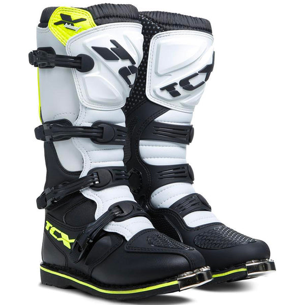 TCX - X-Blast Black/White/Yellow MX Boot - AMA Warehouse