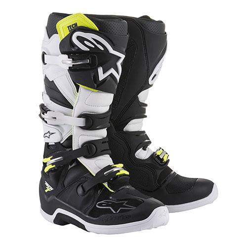 Alpinestars - Tech 7 Black/White MX Boots
