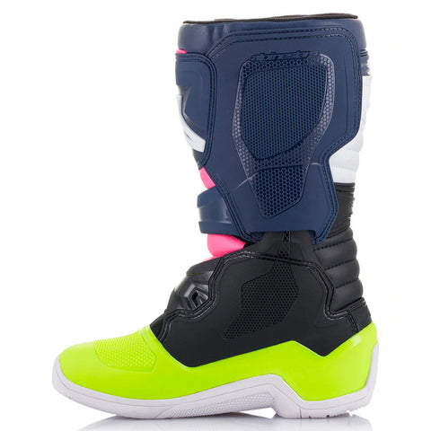 Alpinestars - Tech 3s Kids Blue/Pink/Yellow Boots