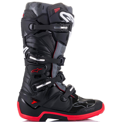 Alpinestars - Tech 7 Black/Grey/Red MX Boots