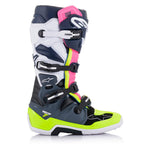 Alpinestars - Tech 7 Navy/Pink/Yellow MX Boots