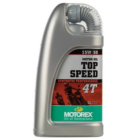 Motorex - Top Speed 4T Oil 15w-50 - 1 LITRE (4306059067469)