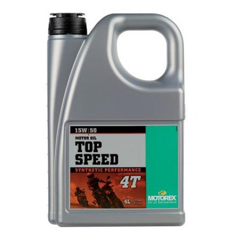 Motorex - Top Speed 4T Oil 15w-50 - 4 LITRE (4306059133005)
