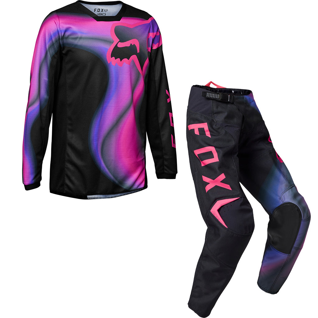 Fox - 2023 Girls Kids 180 Toxysyk Black MX Combo