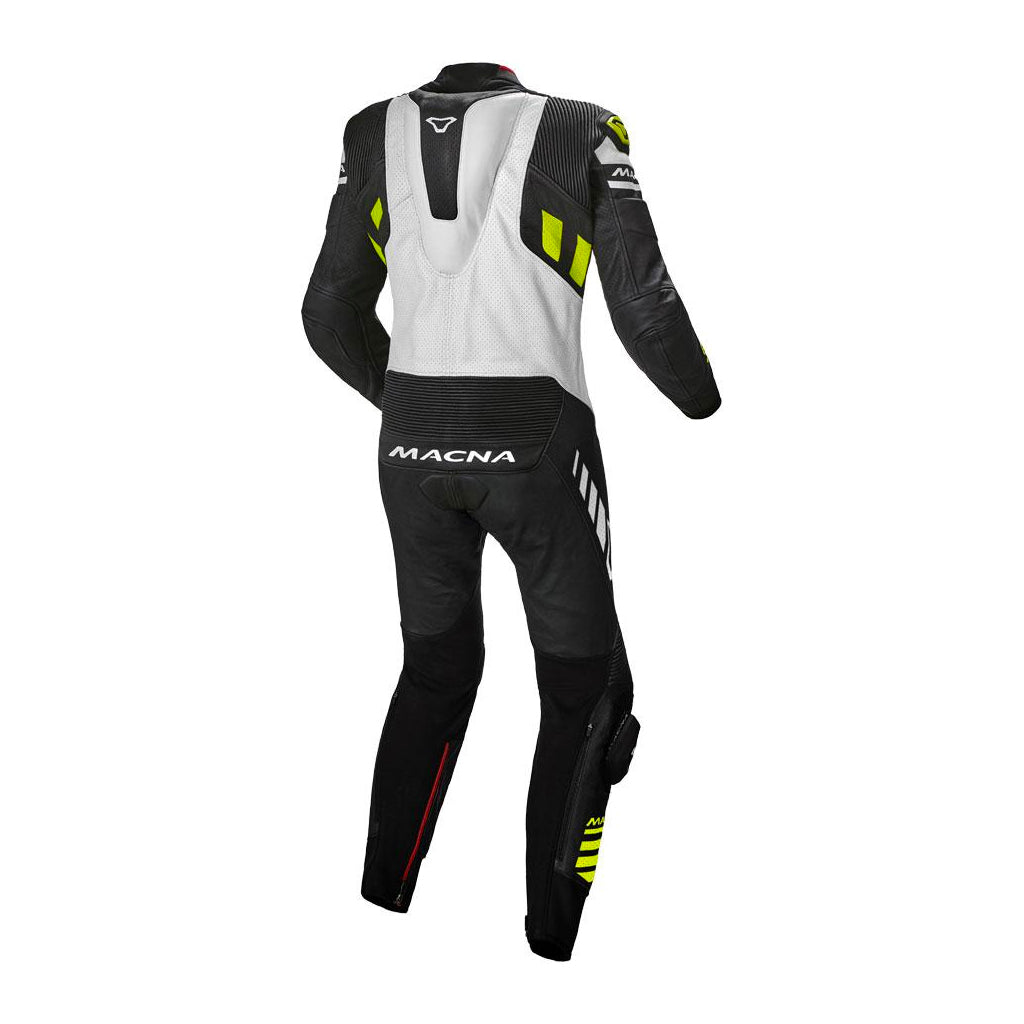 Macna - Tracktix Black/Yellow 1pc Leather Suit