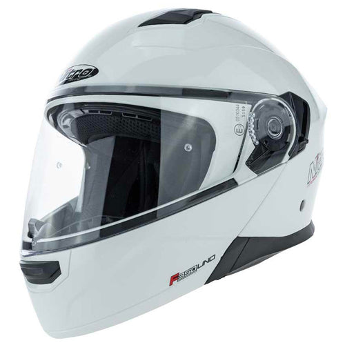 Nitro - F350 Gloss White Modular Helmet