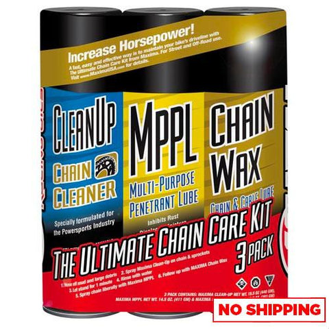 Maxima - Ultimate Chain Wax Care Kit - 3 Pack
