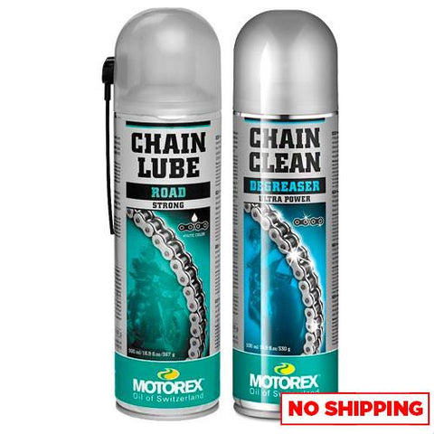 Motorex - Road Chain Lube & Cleaner Pack (4306059558989)