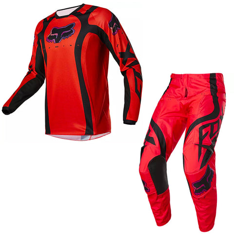 Fox - 2022 180 Youth VENZ Flo Red MX Combo