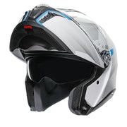 AGV - Tourmodular Fequency White/Blue Modular Helmet