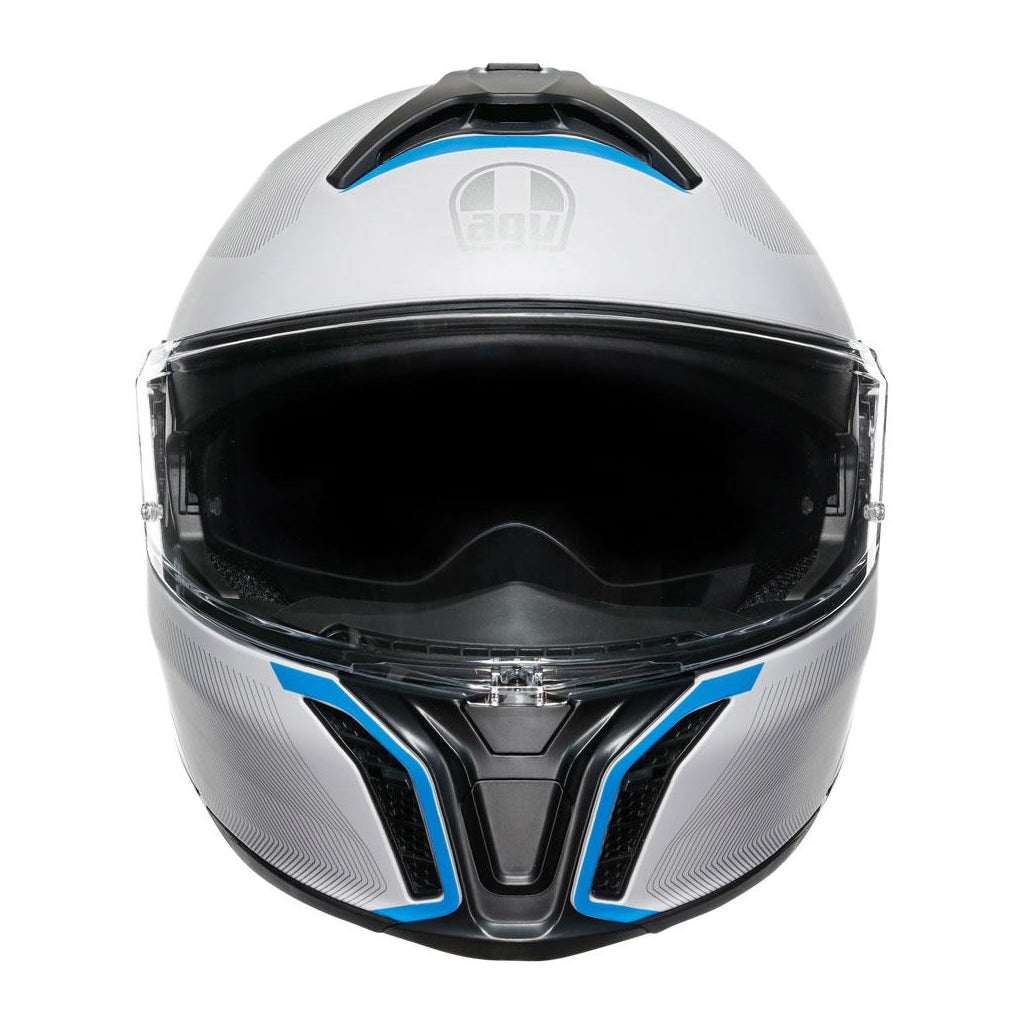 AGV - Tourmodular Fequency White/Blue Modular Helmet