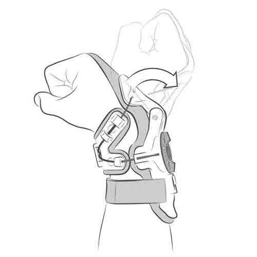 Mobius - X8 White Wrist Brace