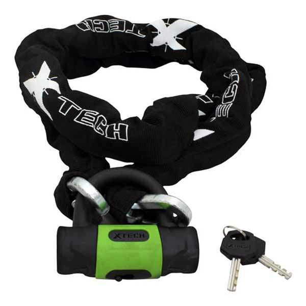 X Tech - Heavy Duty Chain & Lock - 1.5