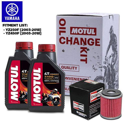 Motul - Yamaha MX Oil Change Kit (4306062245965)