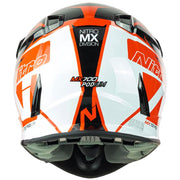 Nitro - MX700 Youth Black/Red Helmet